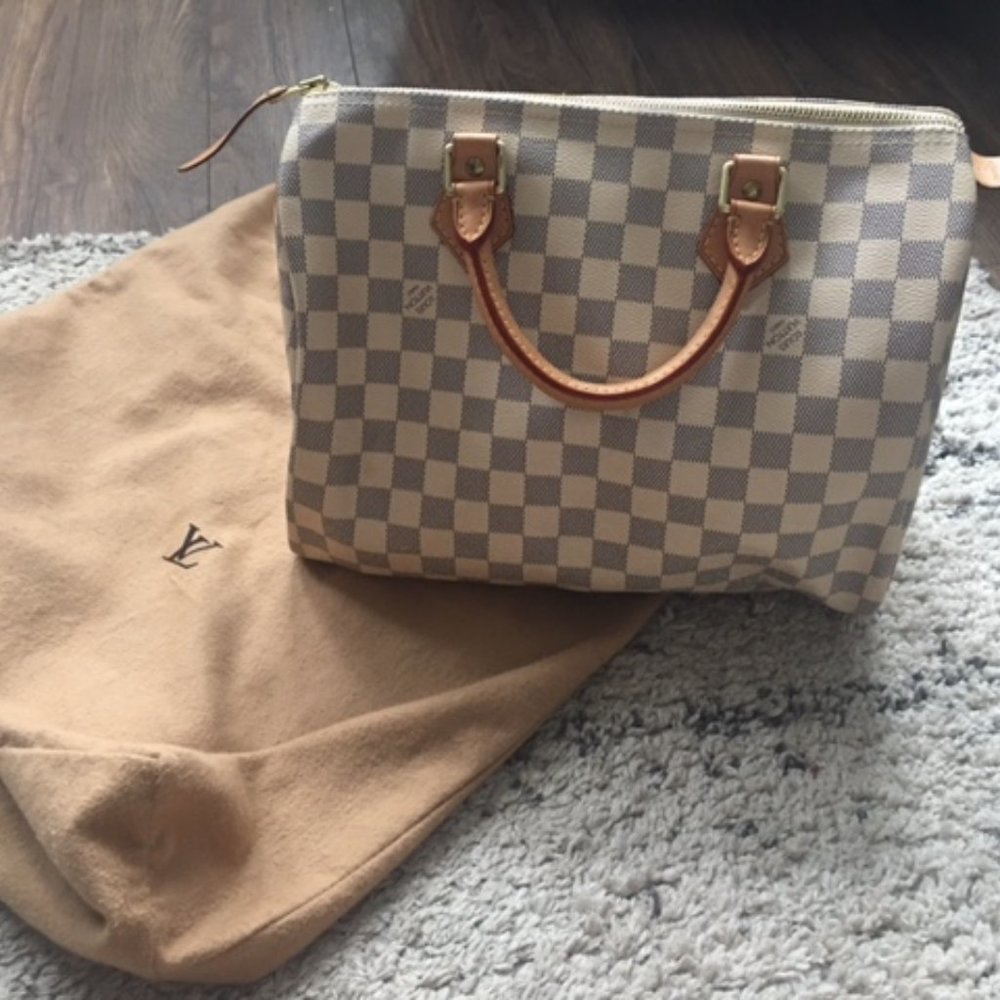 Louis Vuitton Speedy 30 in Damier Azur